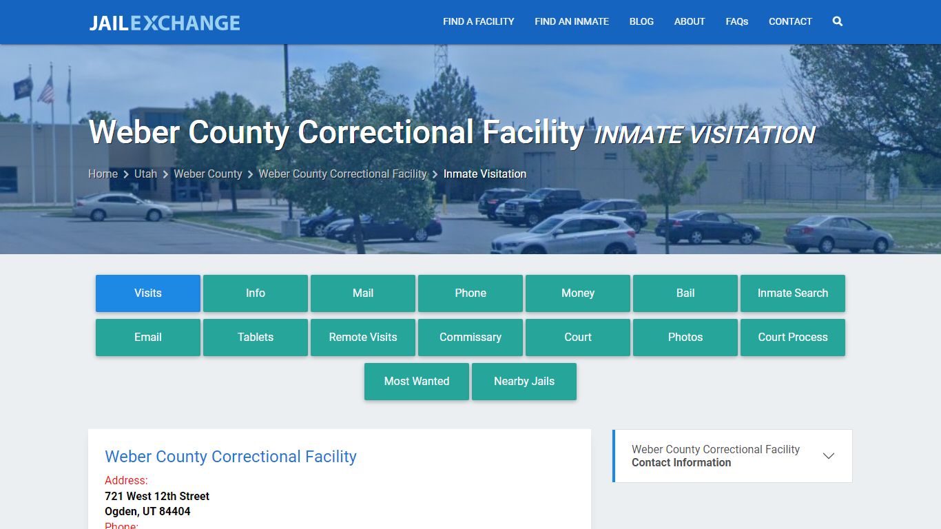 Inmate Visitation - Weber County Correctional Facility, UT - Jail Exchange